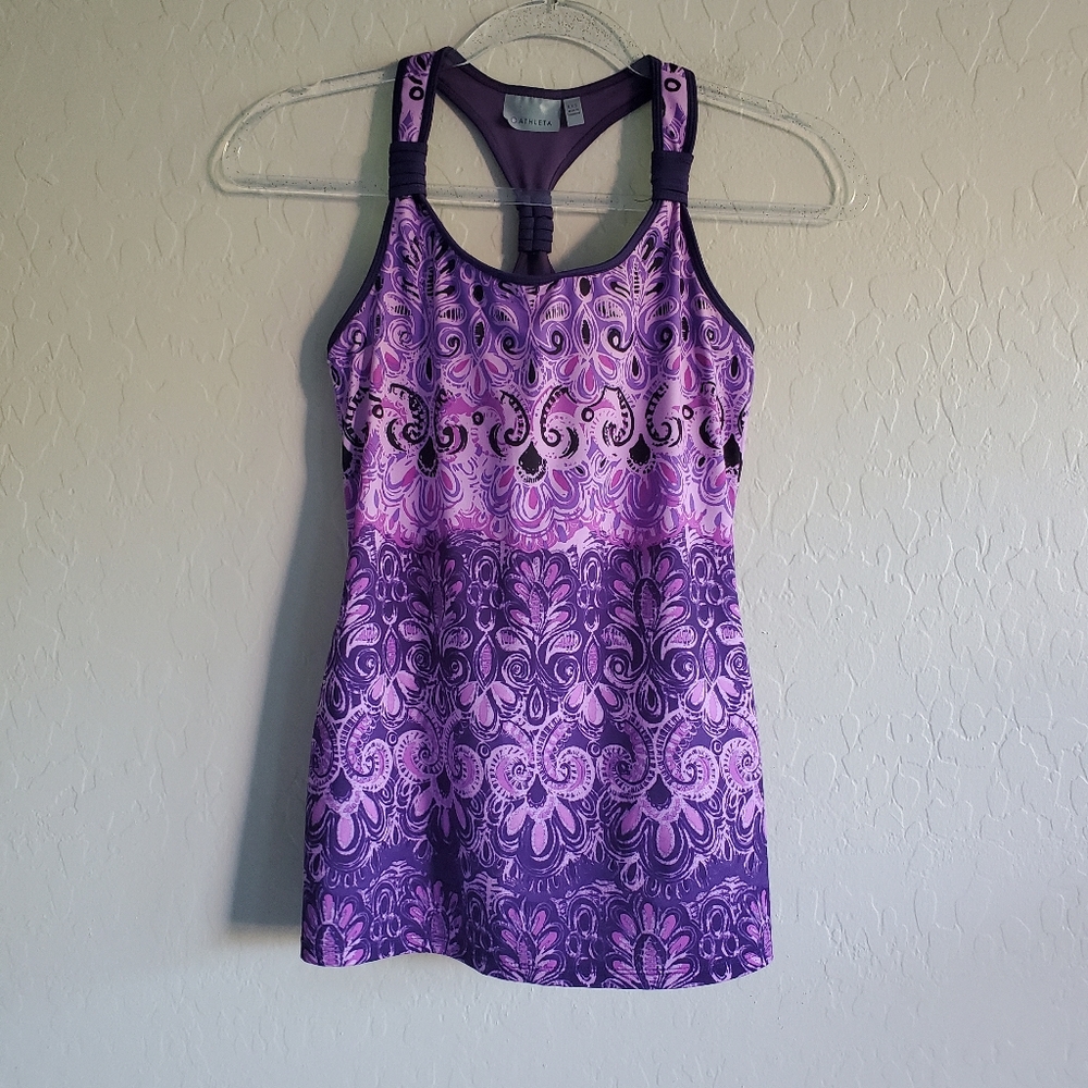 ⭐4/$20 Athleta Purple Tank Top Size XXS